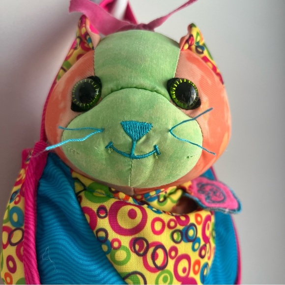 DOODLE BEAR PETS Kitty Cat & Carrier Purse Bag Vintage Circa 2006 - Picture 1 of 11